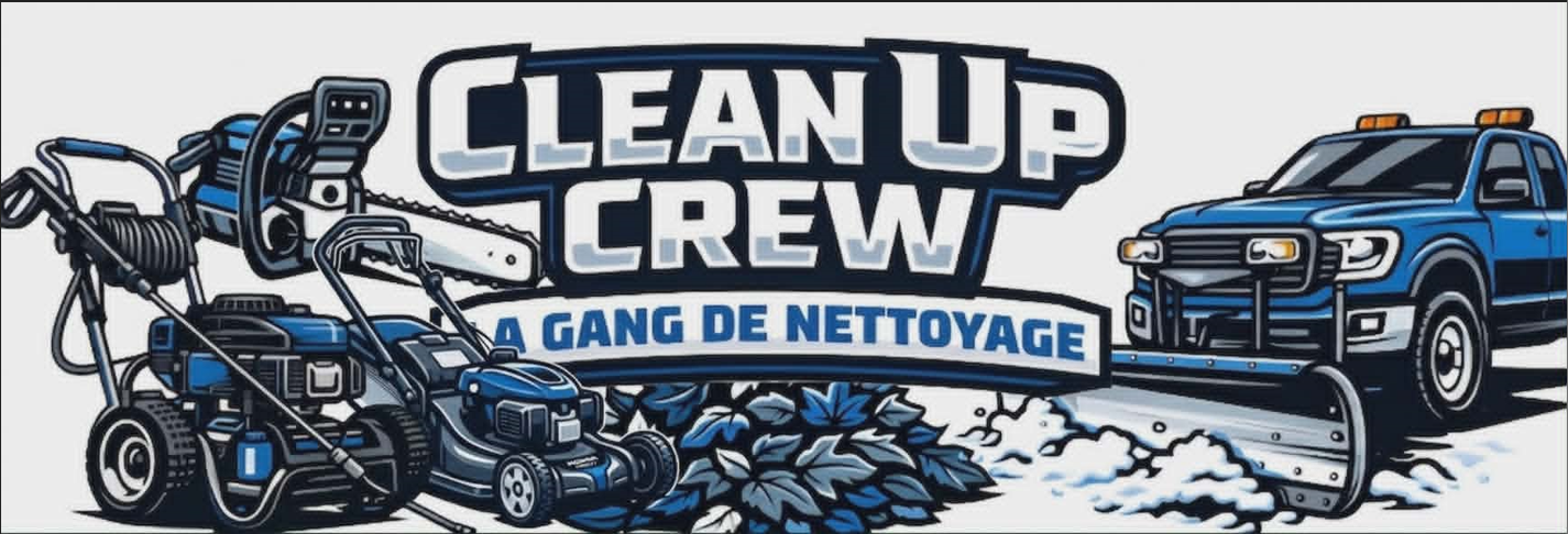 Logo Clean Up Crew et La Gang de Nettoyage
